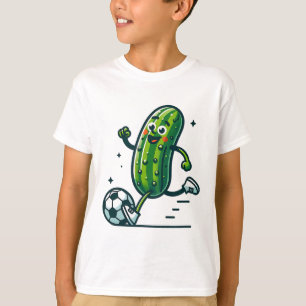 Camiseta Chutando Pepino de Futebol Byll Jogador de Picles