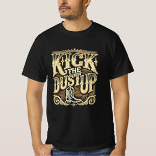 Camiseta Chute a arte do cowboy que sobe a poeira