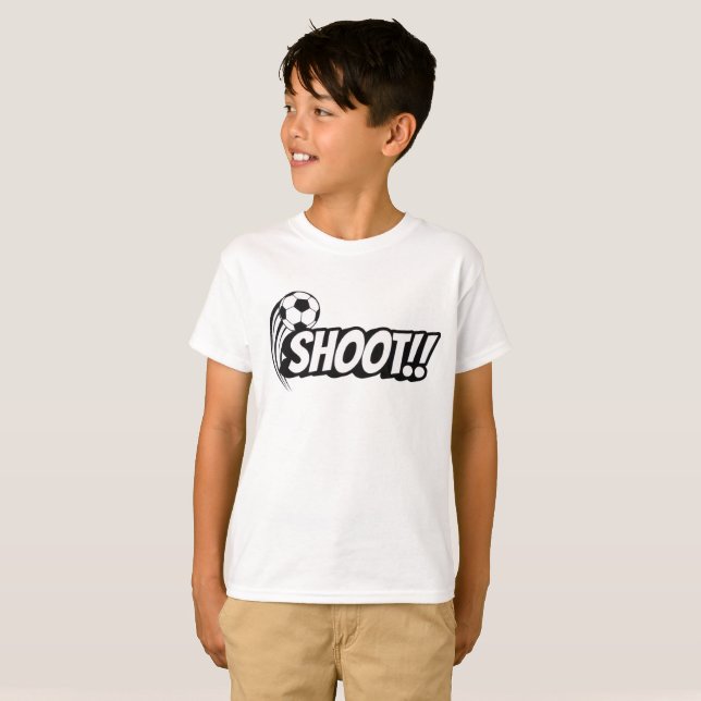 Camiseta Chute!! Ação de Bola de Futebol (Frente Completa)
