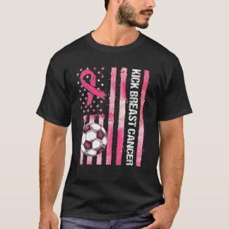 Camiseta Chute Cancer de Mama Sensibilização Futebol Rosa F