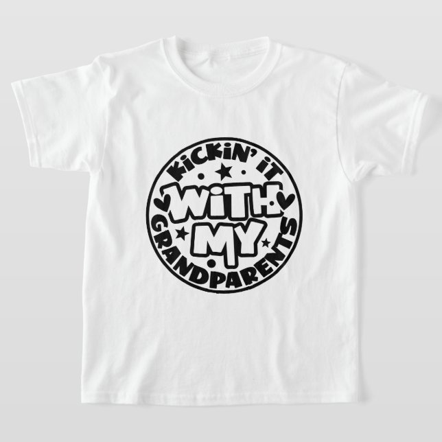 Camiseta Chute com meus avós (Postura )