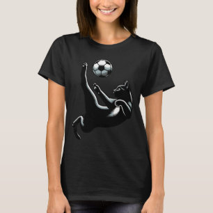 Camiseta Chute de Bicicleta do Gato Preto - Fãs de Futebol
