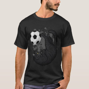 Camiseta Chute de Bicicleta do Gato Preto - Fãs de Futebol