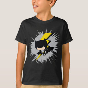 Camiseta Chute de Relâmpago Chibi Batman