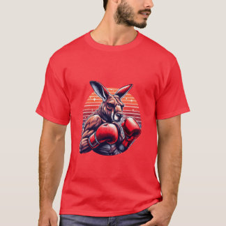 Camiseta Chute engraçado ou humor esportivo canguru retrô