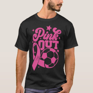 Camiseta Chute Rosa Para Uma Cura Futebol Câncer de Mama Ro