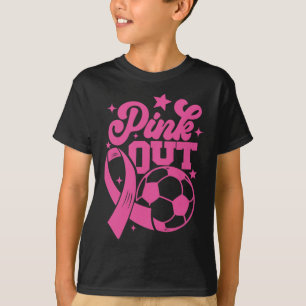 Camiseta Chute Rosa Para Uma Cura Futebol Câncer de Mama Ro