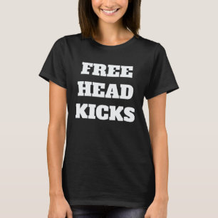 Camiseta Chutes Livres na Cabeça Taekwondo Karatê Tailandês