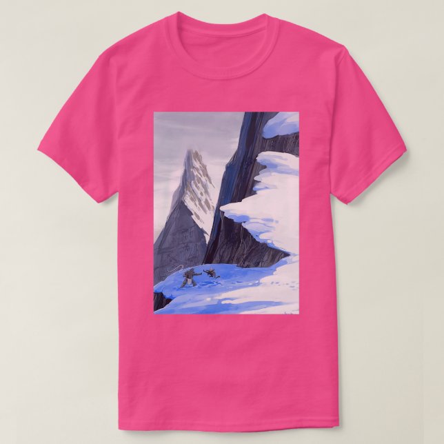 Camiseta Chutes voadores (Frente do Design)