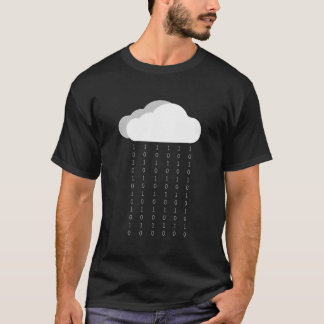 Camiseta Chuva binária para ELA geeks
