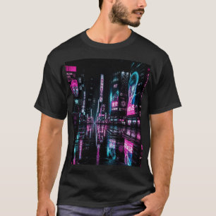 Camiseta Chuva ciberpunk