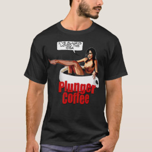 Camiseta Chuva de café com êmbolo
