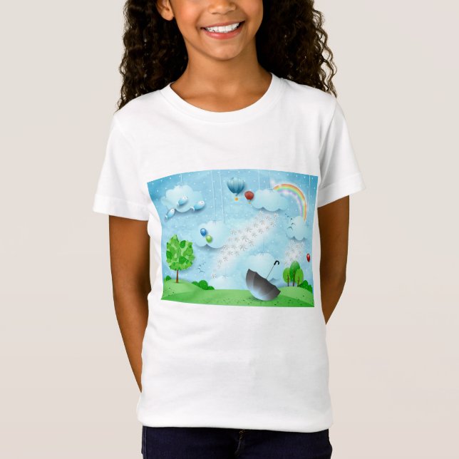 Camiseta Chuva de Flores (Frente)