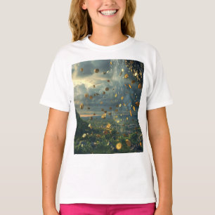 Camiseta Chuva de moedas de ouro