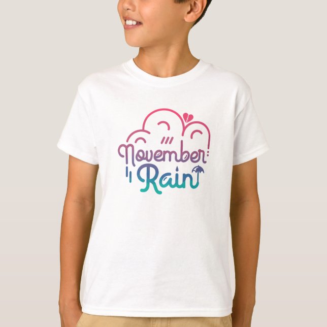 Camiseta Chuva de Novermber (Frente)
