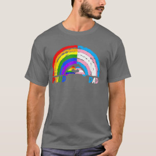 Camiseta Chuva LGBT Pai E LGBT Transgênero