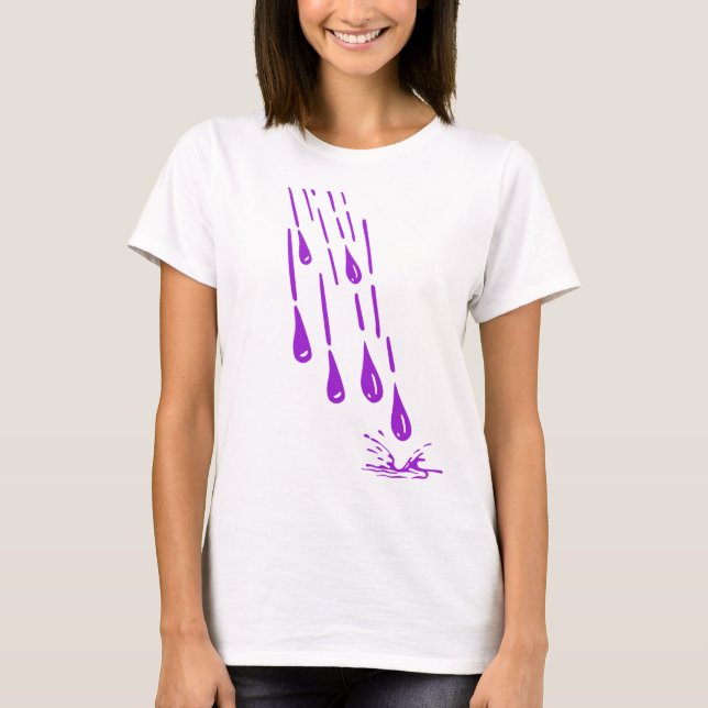 Camiseta Chuva roxa (Frente)