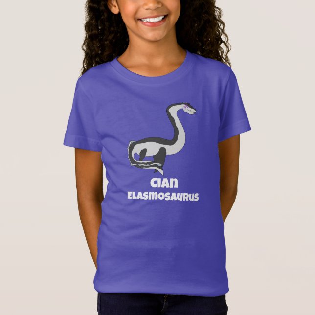 Camiseta Cian the Elasmosaurus Dino T-Shirt (Frente)