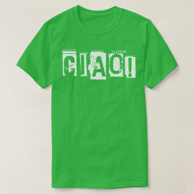 Camiseta Ciao 3 (Frente do Design)