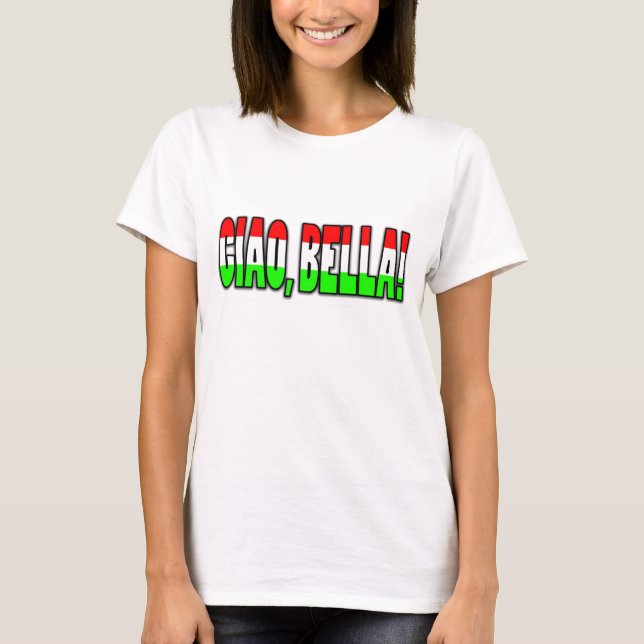Camiseta ciao, bella! (Frente)