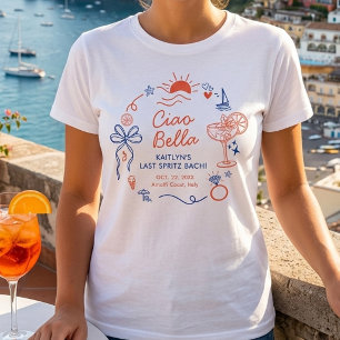 Camiseta Ciao Bella Festa de Despedida de Solteira na Costa