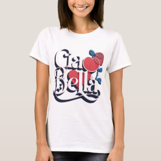 Camiseta Ciao Bella | Script Moderno Italiano com Coração