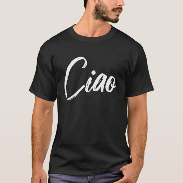 Camiseta Ciao Hello em Italiano 1 (Frente)