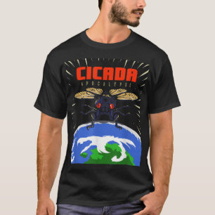 Camiseta Cicada Apocalypse Brood X Invasão Cicada