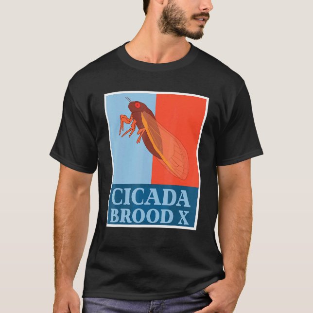 Camiseta Cicada Brood Ano 0 Magicada Persiste Maryl Easte (Frente)