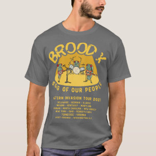 Camiseta Cicada Brood X Cicada Invasão 2021 Cicada Canção E