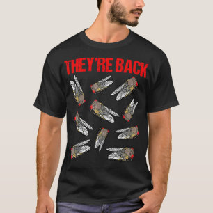 Camiseta Cicada Brood X Eles Voltam As Crianças Cicadas T