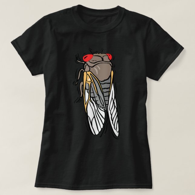 Camiseta Cicada Brood X Insect Magicada Excelente Leste (Frente do Design)