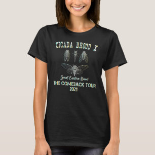 Camiseta Cicada Brood X Retorno Invasão Verão 21 Magicad