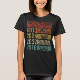 Camiseta Cicada Brood XIII XIX Reunion Swarm C