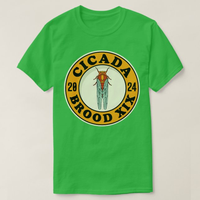 Camiseta Cicada Brood XIX (Frente do Design)