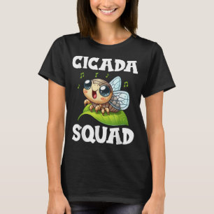 Camiseta Cicada Esquadra de Verão Inseto Periodicamente Cic