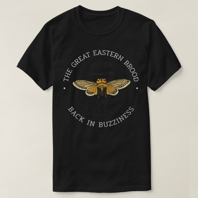Camiseta Cicada Excelente Insect Brood Oriental X EUA 2021  (Frente do Design)