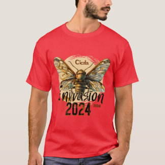 Camiseta Cicada Invasão 2024 Família de Chapéus de Summerou