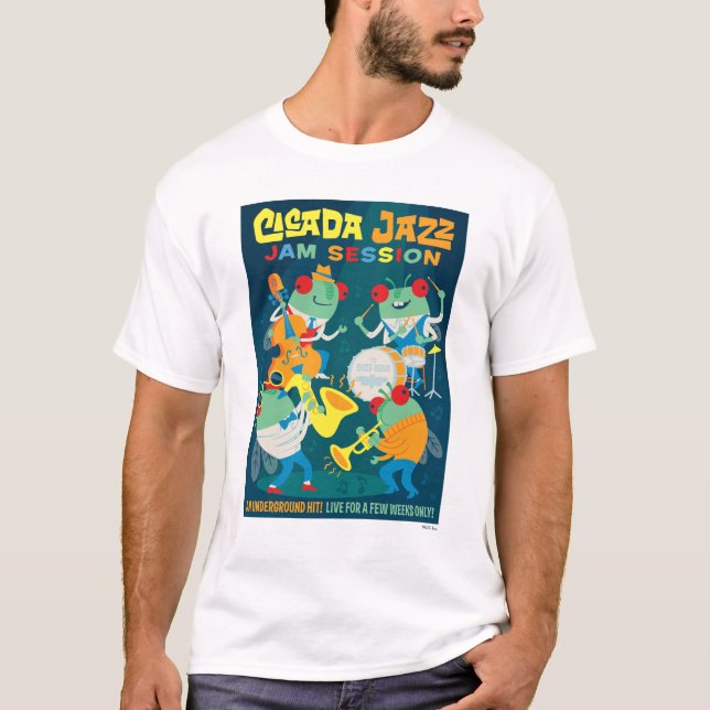 Camiseta Cicada Jazz Jam Session (Frente)