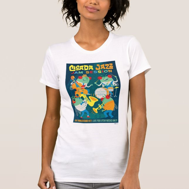 Camiseta Cicada Jazz Jam Session (Frente)