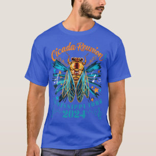 Camiseta Cicada Reunião Mississippi Tour 2024 Entomologista