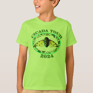 Camiseta Cicada Tour 2024 Insett Lover Broods XIII e XIX