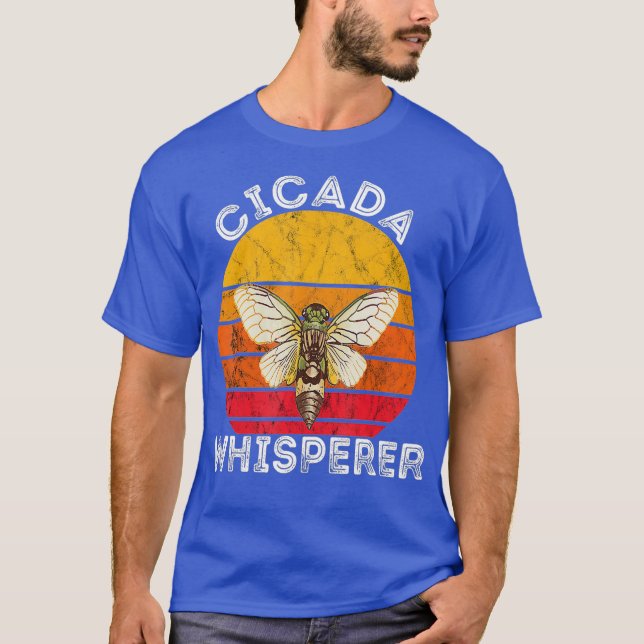 Camiseta Cicada Whisperer Brood Insetor Retro Entorpecente (Frente)