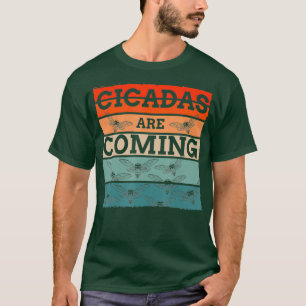 Camiseta Cicadas estão chegando do enxame Brood X 2021, usa