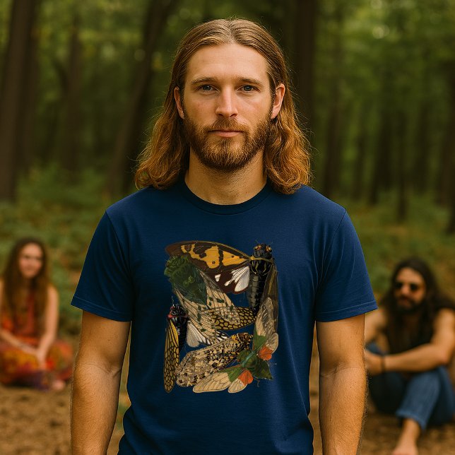 Camiseta Cicadas Insects Vintage 1929 Illustrations (Criador carregado)