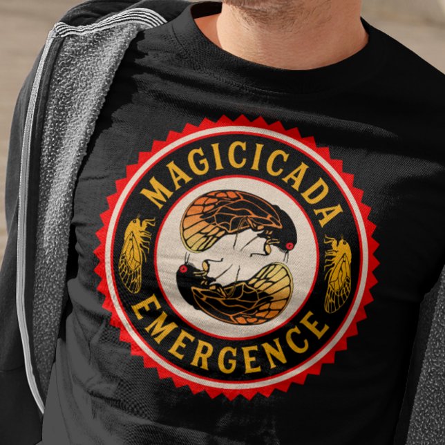 Camiseta Cicadas Magicada Emergência Funny Retro (Criador carregado)