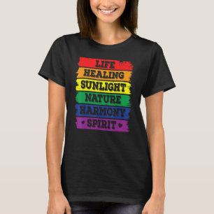 Camiseta Cicatrização da vida Espírito de Harmonia Natural