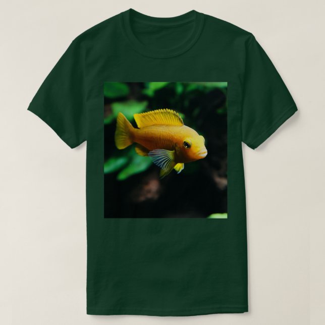 Camiseta cichlid africano johanii (Frente do Design)
