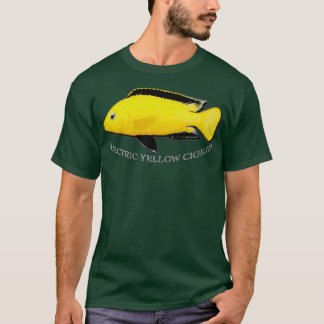 Camiseta Cichlid Amarelo Elétrico