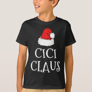 Camiseta Cici Claus Christmas Hat Family Group Corresponden